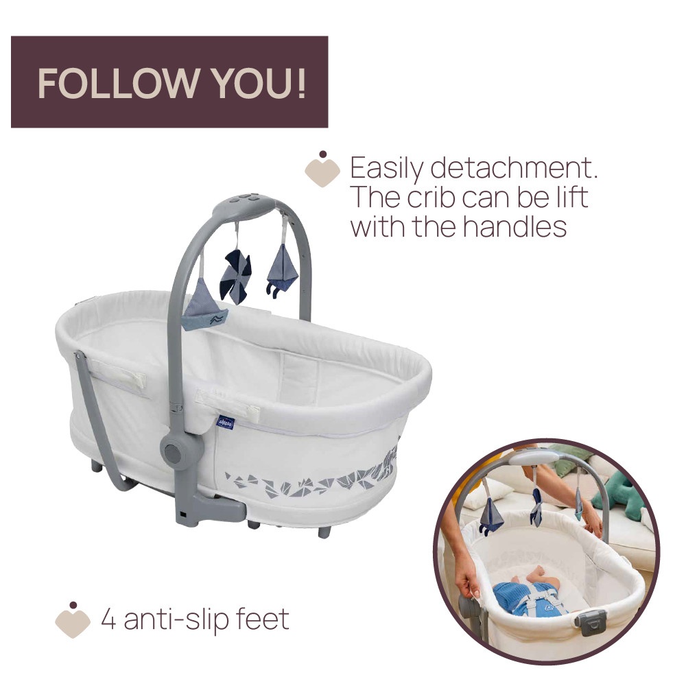 Baby Hug 5 In 1 Pro Baby Crib Katil Newborn image