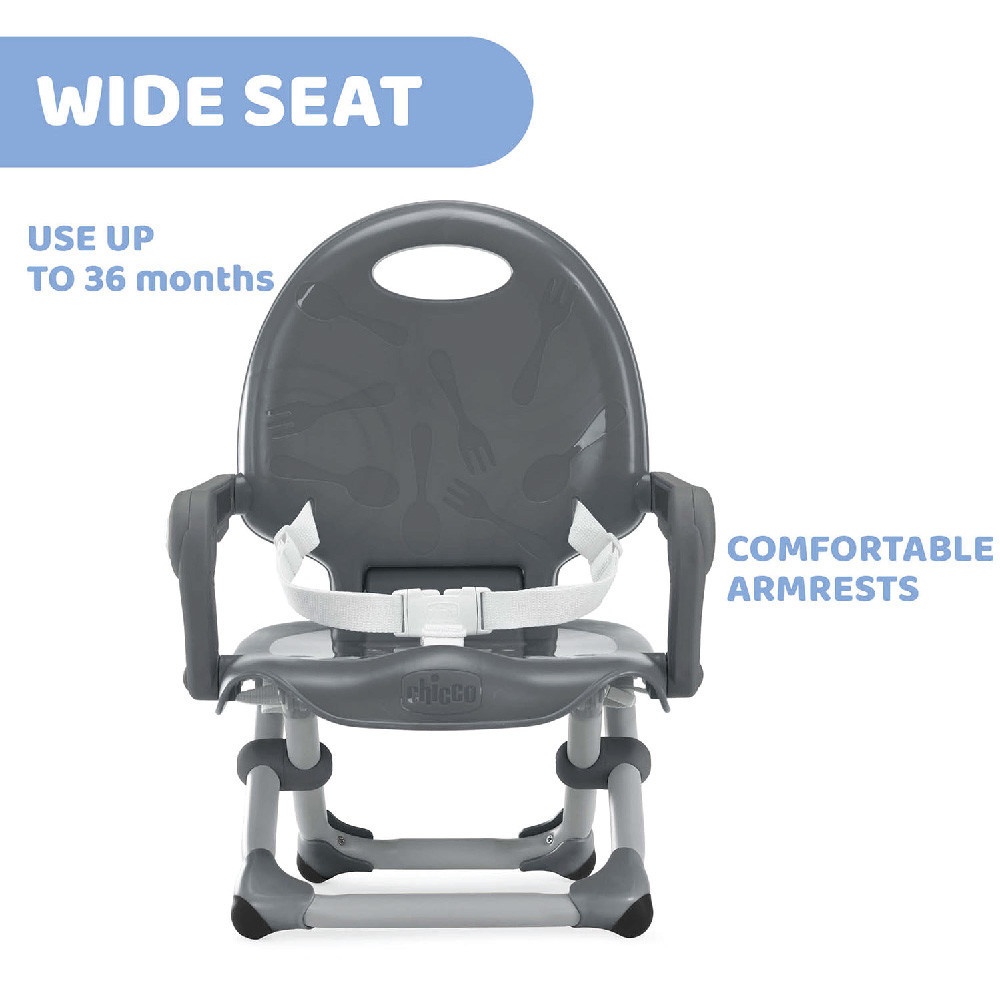 Chicco Pocket Snack Feeding Booster Seat Blue Sky image