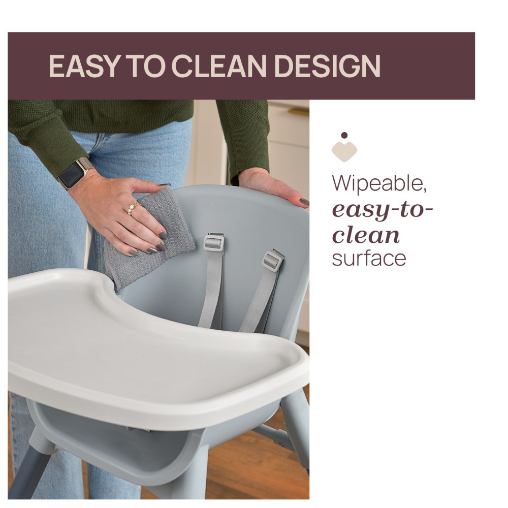 Chicco Polly Zest Highchair Moon Grey image