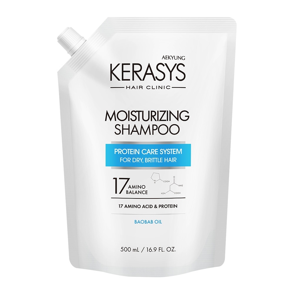Kerasys Extra-Strength Moisturizing Shampoo Refill Pack (500ml)