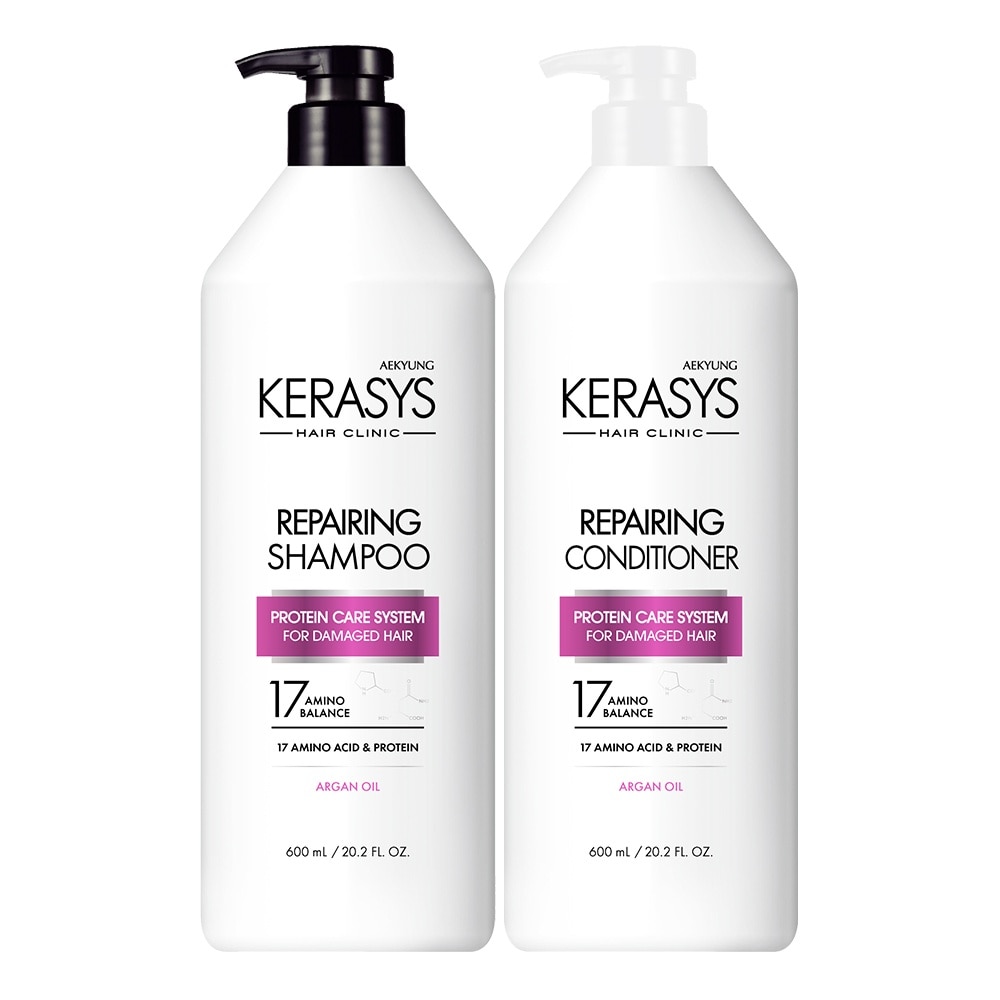 Kerasys Damage Care Repairing Shampoo & Conditioner (600ml/1 Set)
