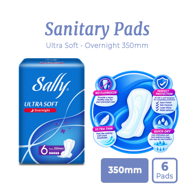 SALLY - Sally Sanitary Pads Ultra Soft Overnight 350mm image
