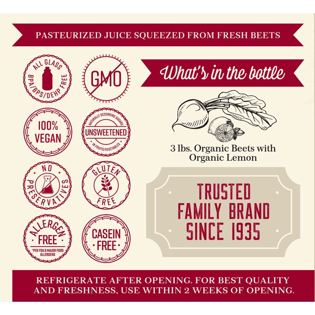 Lakewood Organic Pure Blueberry Juice (946ml)