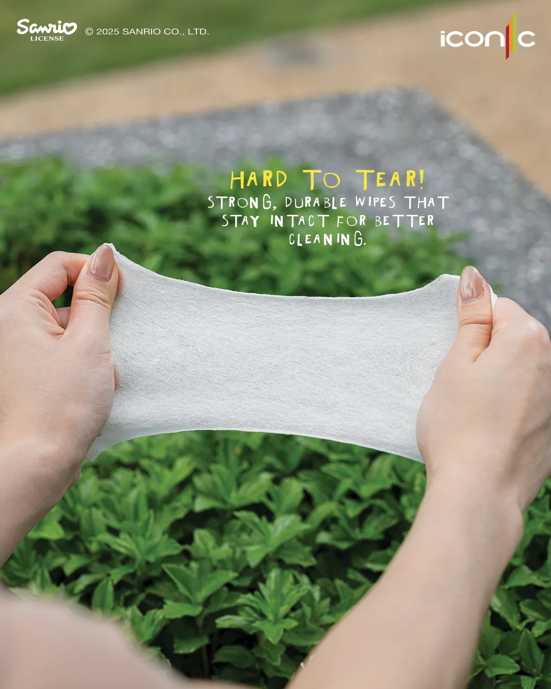 Sanrio Baby Wipes My Melody 8'S x 8 [Pocket-Sized]