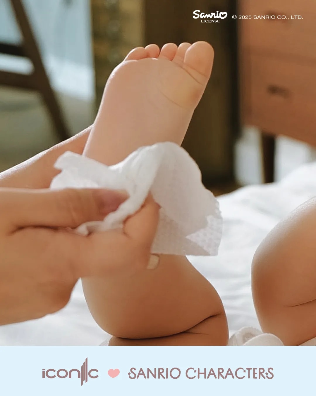 Sanrio Baby Wipes Sanrio Characters 20'S x 3