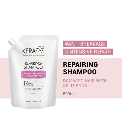 KERASYS - Kerasys Damage Care Repairing Shampoo Refill Pack (500ml)