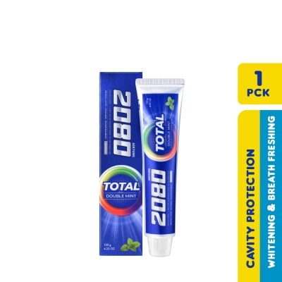 FAFC 2080 Dental Clinic Cavity Protection Toothpaste - Double Mint + Vitamin E (120g)