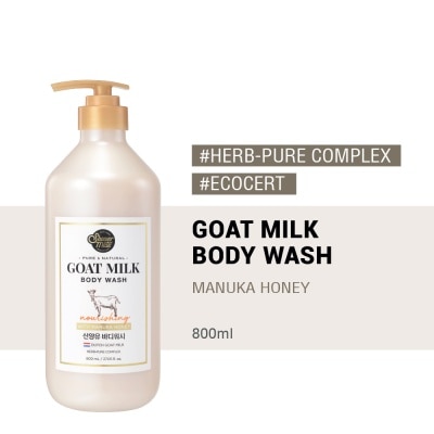 SHOWERMATE - Showermate Goat Milk Body Wash - Manuka Honey (800ml)