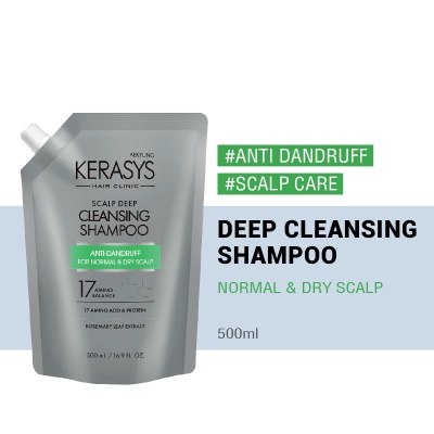KERASYS - Kerasys Scalp Care Deep Cleansing Shampoo Refill Pack (500ml) image