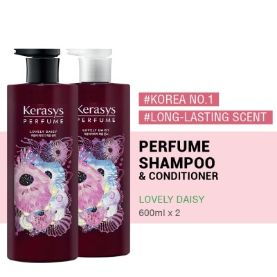 KERASYS - Kerasys Perfume Shampoo & Conditioner - Lovely Daisy (1 Set)